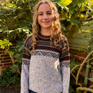 Alpaca wool jumper,  light knitted jumper, Unisex jumper, knit pullover,  warm alpaca sweater, alpaca Christmas jumper, gift for him or her