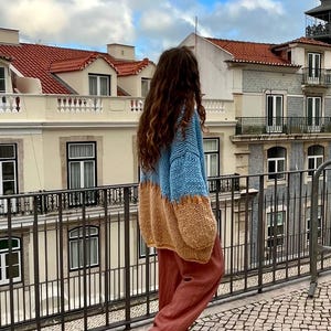 Oversize Chunky Wool Cardigan