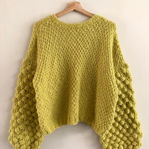 Baby Alpaca 100% Gladys’ Oversize Handmade Sweater